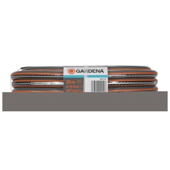 GARDENA Kit tuyau d'arrosage Comfort HighFLEX – Longueur 20m – Ø1