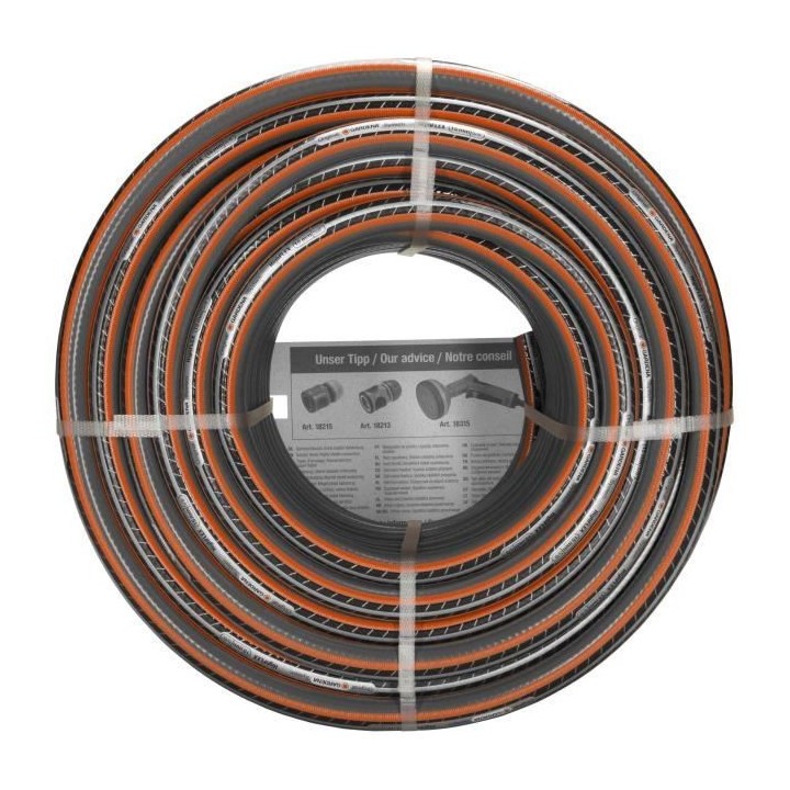 GARDENA Tuyau d'arrosage Comfort HighFlex – Longueur 25m – Ø15mm