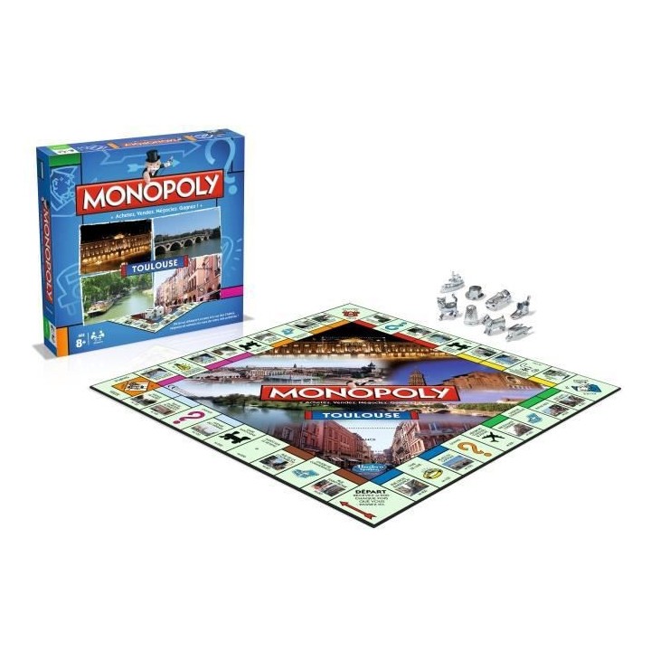 MONOPOLY Toulouse - Jeu de societé - Version française