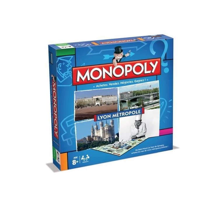 MONOPOLY Lyon Métropole 2015 - Jeu de societé - Version française