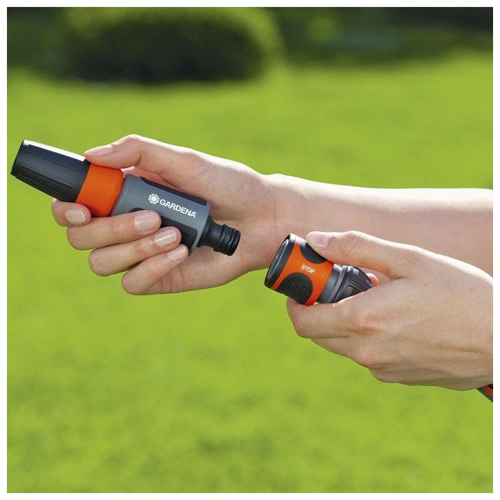 Raccord d'arrosage Aquastop GARDENA pour tuyau Ø19mm - Anti écouleme