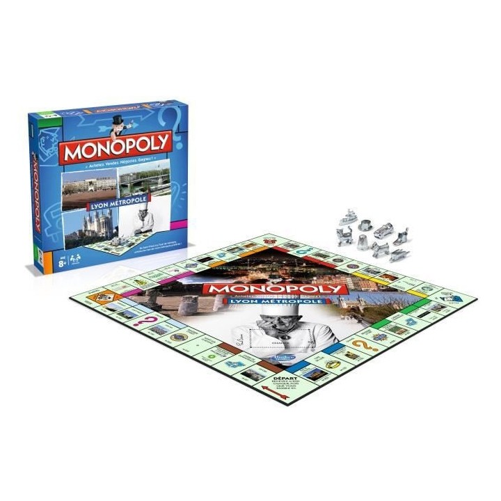 MONOPOLY Lyon Métropole 2015 - Jeu de societé - Version française