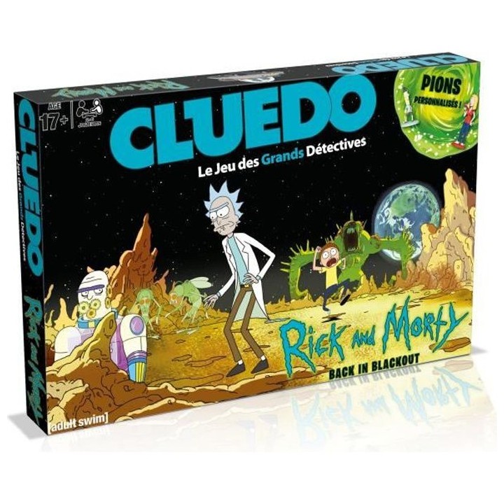 CLUEDO - Rick et Morty - Jeu de societé - Version française