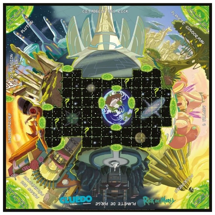CLUEDO - Rick et Morty - Jeu de societé - Version française