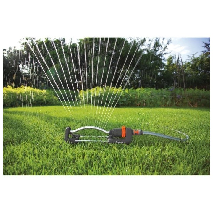 Arroseur oscillant Aqua S - GARDENA - Surface 220m² - Portée 17m max
