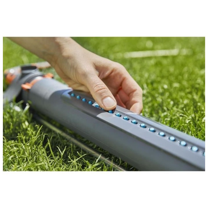 Arroseur oscillant AquaZoom M - GARDENA - Surface 250m² - Portée 18m