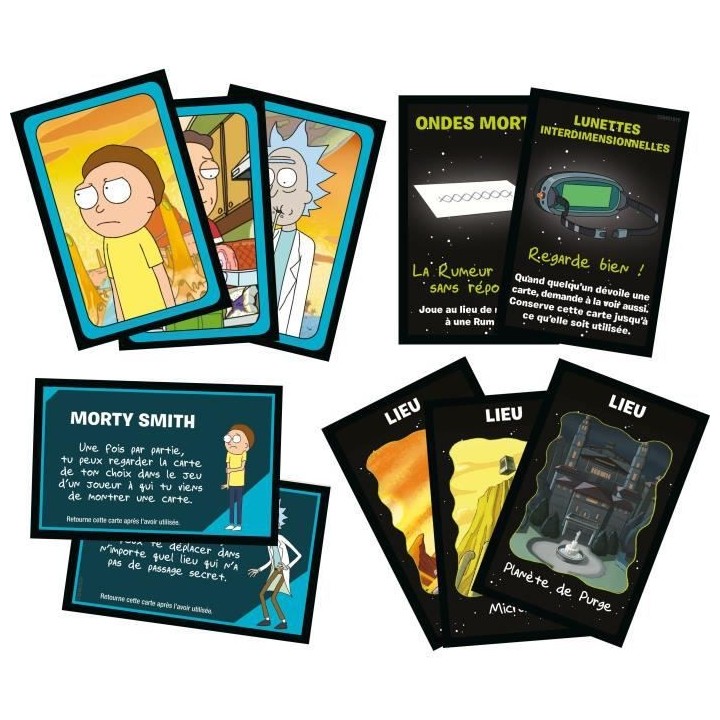 CLUEDO - Rick et Morty - Jeu de societé - Version française