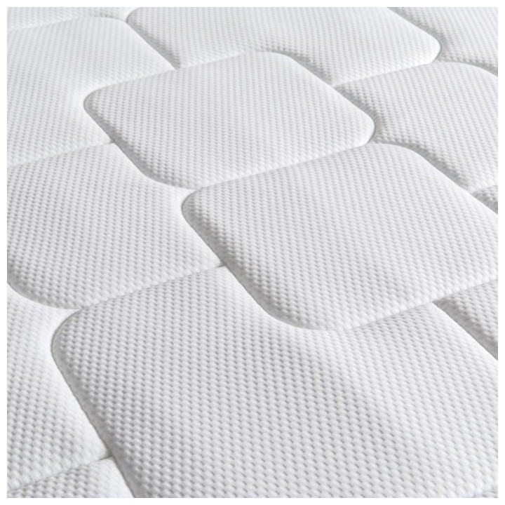 DEKO DREAM Ensemble matelas + sommier bois massif 160 x 200 - 700 ress