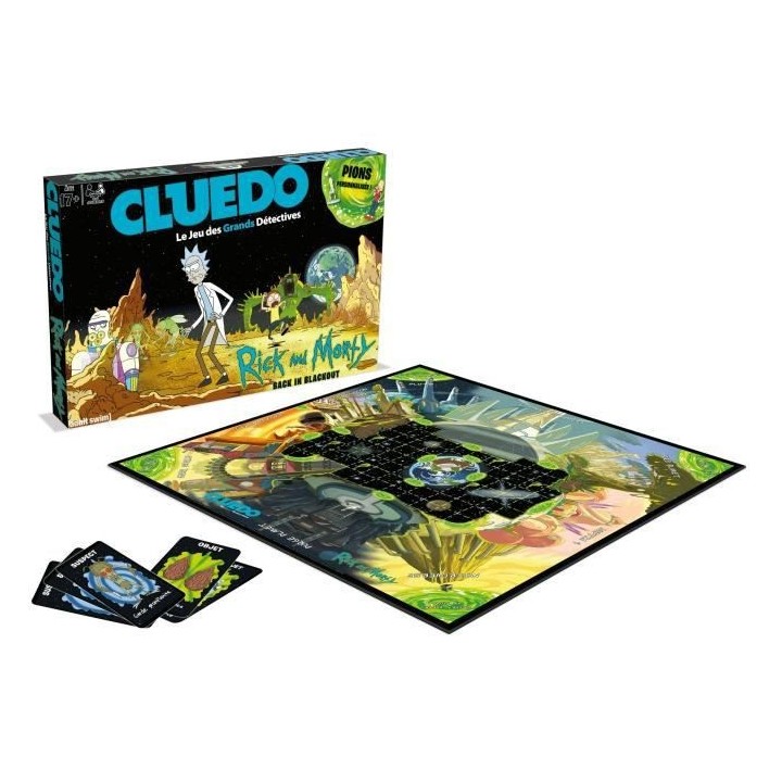 CLUEDO - Rick et Morty - Jeu de societé - Version française