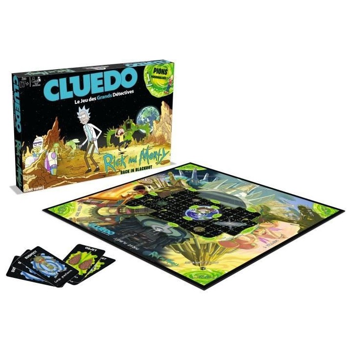 CLUEDO - Rick et Morty - Jeu de societé - Version française