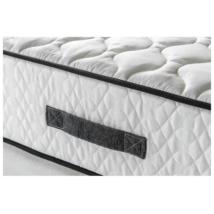 Ensemble matelas + sommiers 2 x 90 x 200cm - Ressorts ensachés - 24 c
