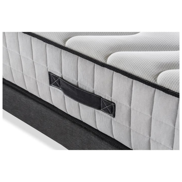 Pack pret a dormir Matelas + Sommier 160x200 cm + Couette + 2 Oreiller