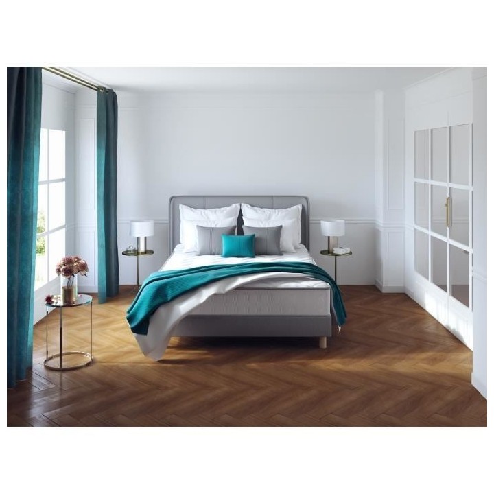 DEKO DREAM Ensemble Memoflex Matelas 140 x 190 cm + sommier - 5 zones
