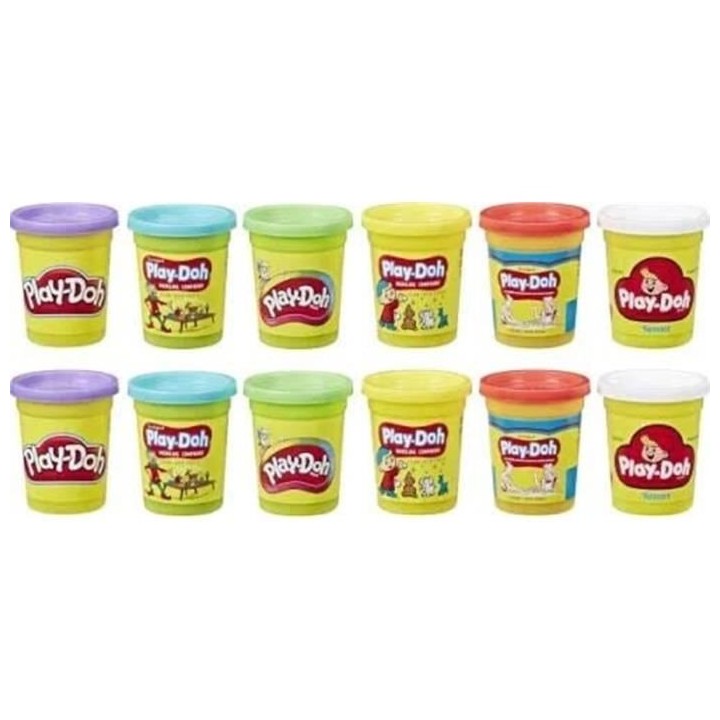 PLAY-DOH - 12 Pots Coffret Retro