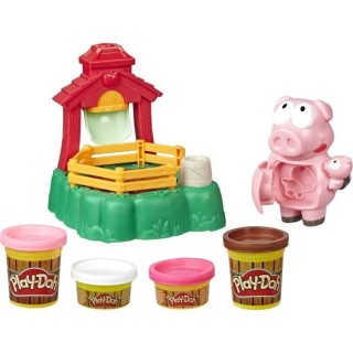 PLAY-DOH - Animal Crew - Pigsley Cochons farceurs avec jeu de ferme et