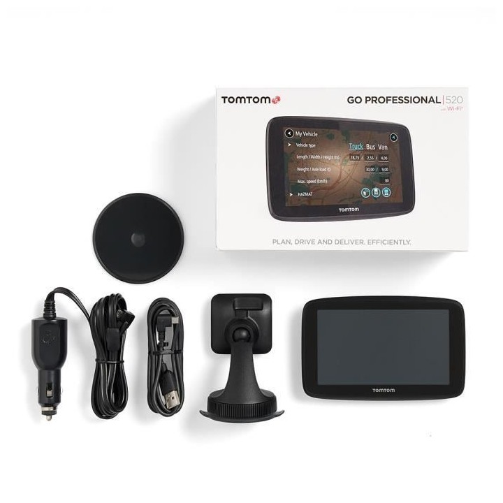 GPS Poids Lourds TomTom GO Professional 520 - Cartographie Europe 49 p
