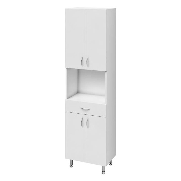 ARMANDO Armoire de salle de bain L 50 cm - Blanc Mat