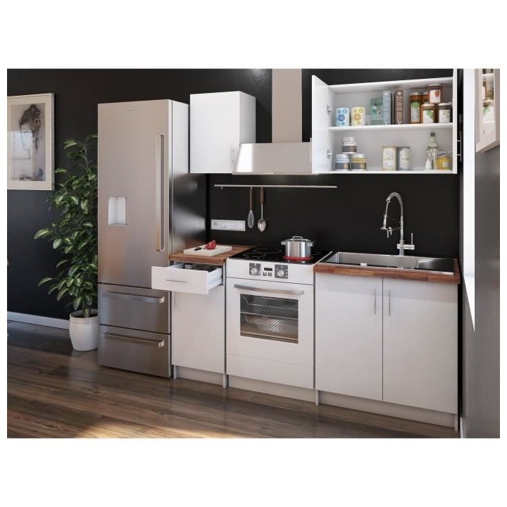 OBI Cuisine complete - 4 éléments - Blanc mat
