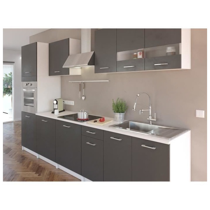 EXTRA Cuisine complete avec colonne four et plan de travail inclus L 3