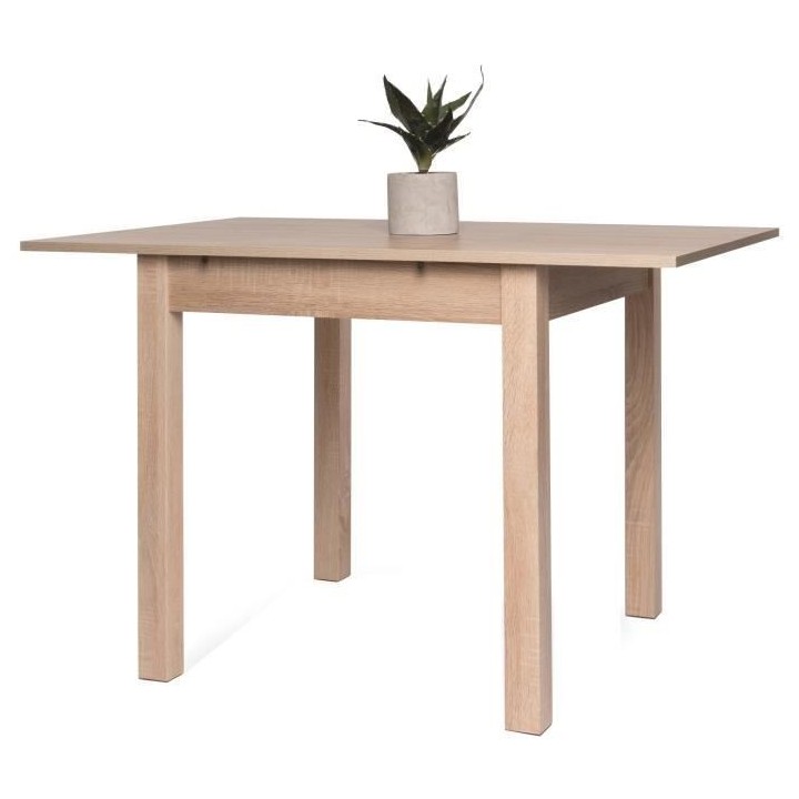 Table a manger extensible - 4-6 personnes - Carré - Style classique -