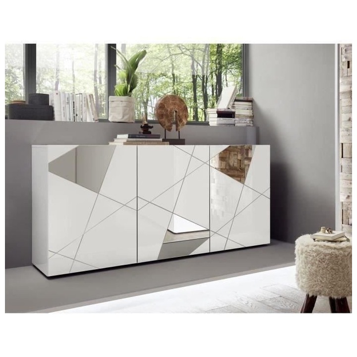 Ensemble Sejour : Buffet 3P 181 cm + Meuble TV 181 cm - Victory