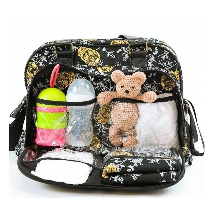 Sac a langer BABY ON BOARD SIMPLY SKULL LOOK