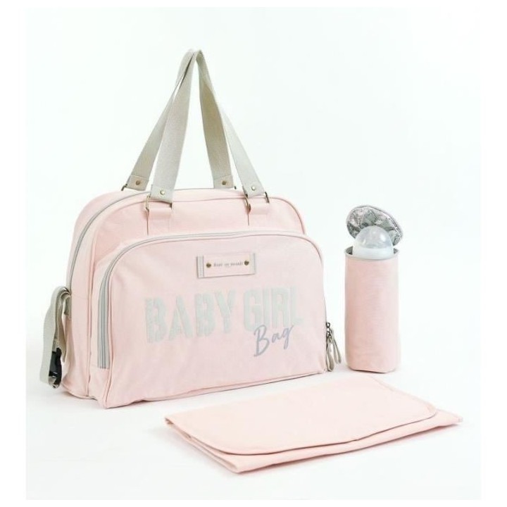 Sac a langer BABY ON BOARD SIMPLY BABYBAG - Rose