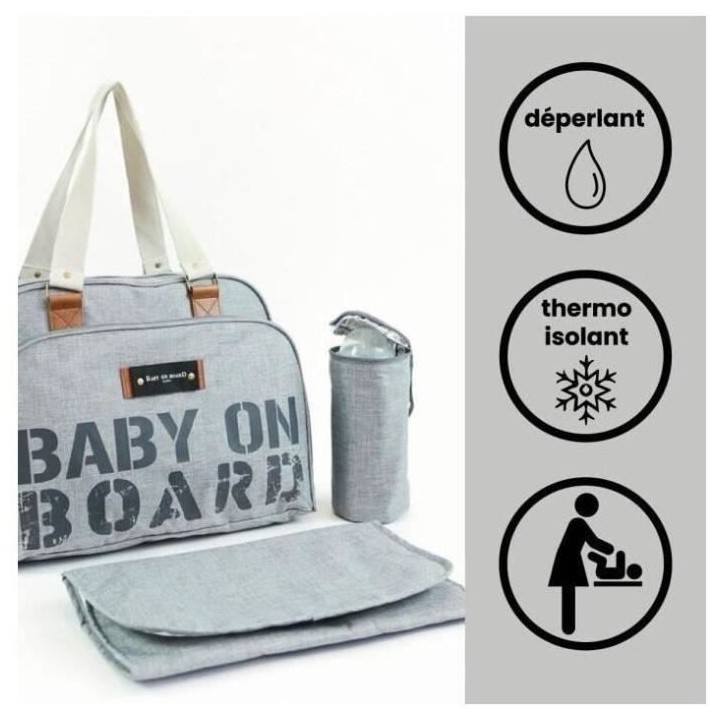 Sac a langer BABY ON BOARD URBAN STREET