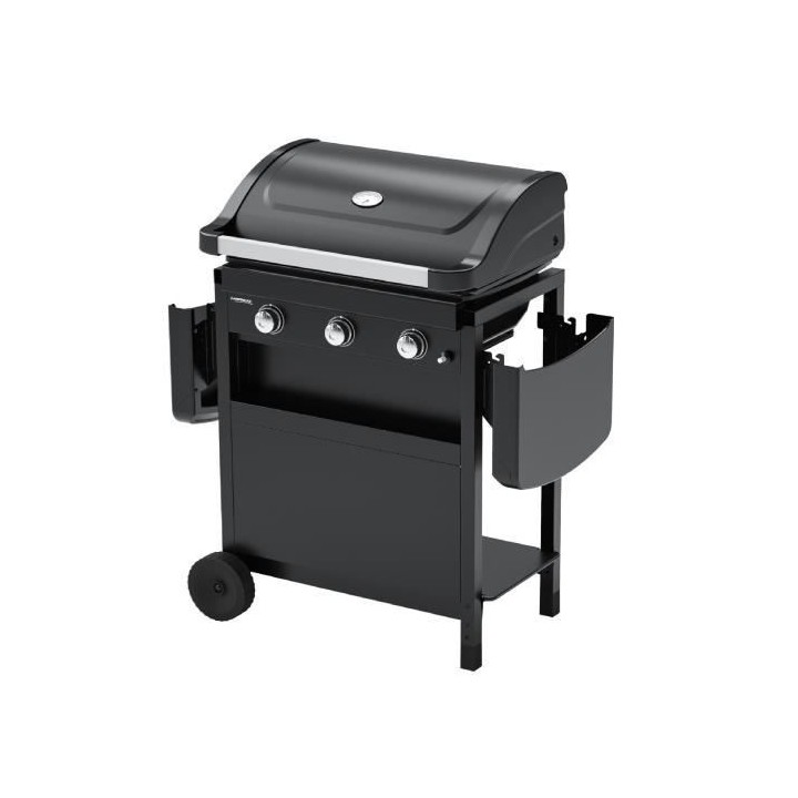 Barbecue gaz CLASS 3L COMPACT 3 brûleurs en acier - Surface de cuisso