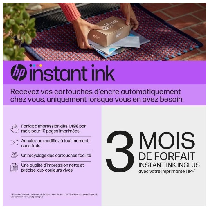 Imprimante tout-en-un HP Envy 6022e Jet d'encre couleur - Copie Scan -