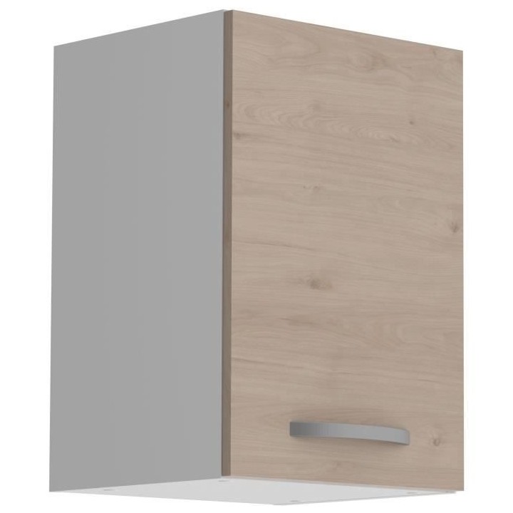 OSLO Meuble haut 1 porte - Décor Chene Jackson - L 40 x P 36 x H 58 c