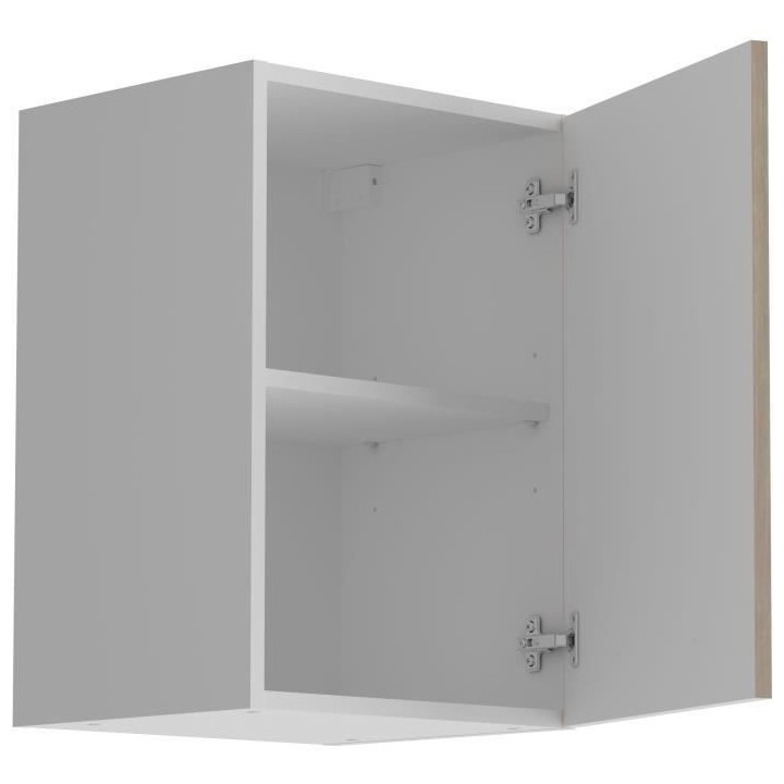 OSLO Meuble haut 1 porte - Décor Chene Jackson - L 40 x P 36 x H 58 c