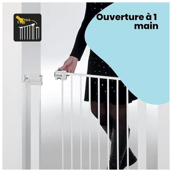 SAFETY 1ST Barriere de sécurité enfant Easy Close - Métal - 73 a 80