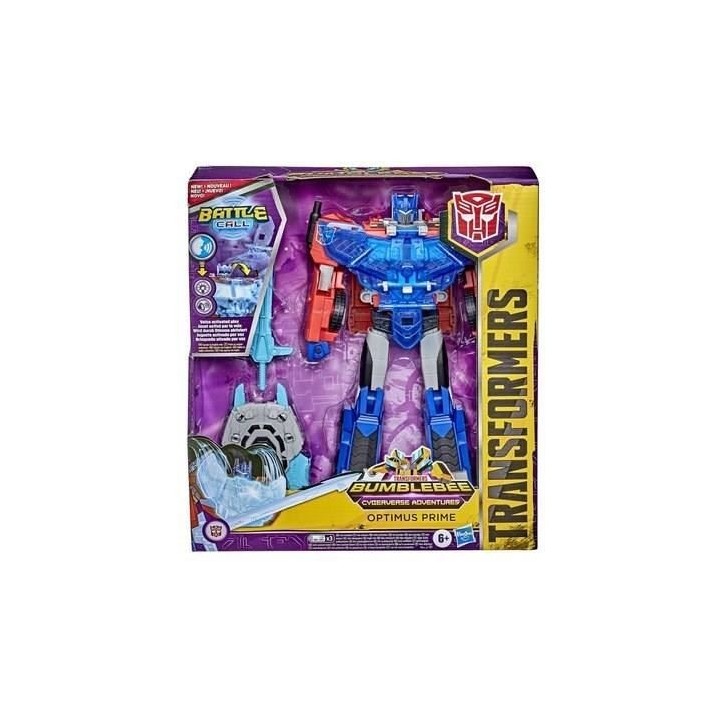 TRANSFORMERS - Bumblebee Cyberverse Adventures - Battle Call Optimus P