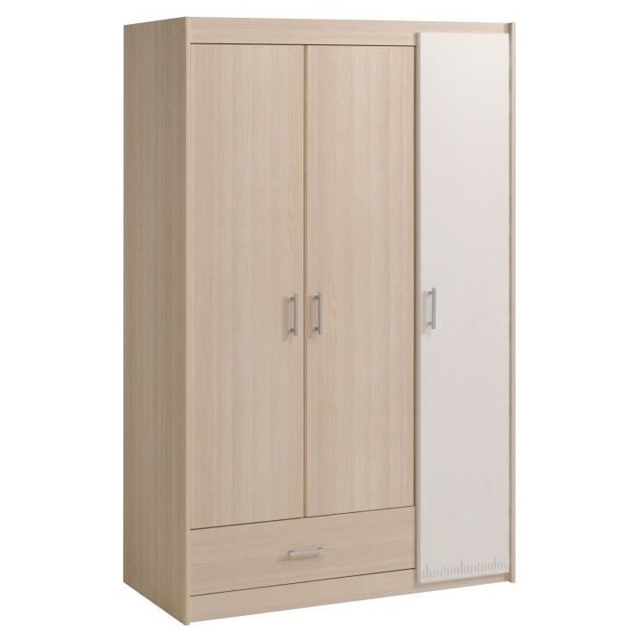 PARISOT Chambre enfant complete - Tete de lit + lit + armoire - Style