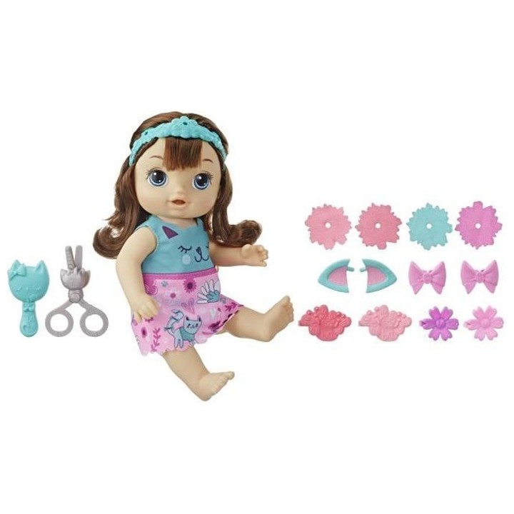 Baby Alive - Coiffure Magique - Poupée Cheveux Bruns