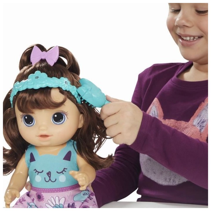 Baby Alive - Coiffure Magique - Poupée Cheveux Bruns