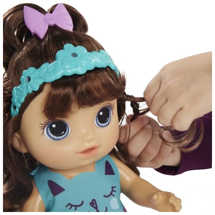 Baby Alive - Coiffure Magique - Poupée Cheveux Bruns