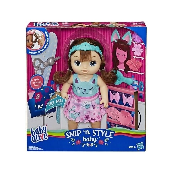 Baby Alive - Coiffure Magique - Poupée Cheveux Bruns