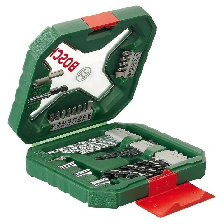 Set mixte perçage - vissage Bosch - Coffret X-Line Classic de forets