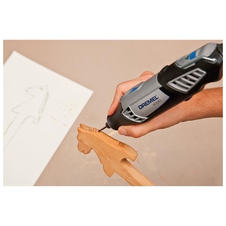 Lot de 2 Fraises Haute Vitesse DREMEL 114 (En Acier, Bout rond, Diamet