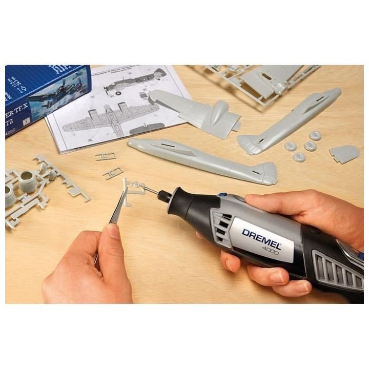 Fraises haute vitesse en acier DREMEL 144 (Ø 7,8mm) pour sculpter et