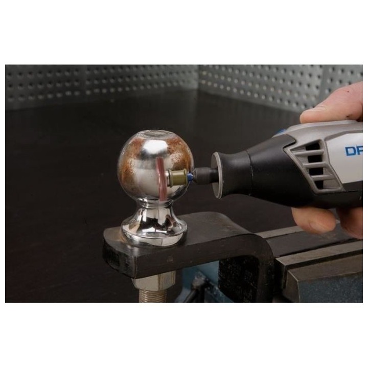 Brosse abrasive de précision DREMEL S471 - Diametre 25mm - Grain 36 -