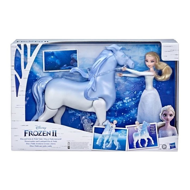 DISNEY LA REINE DES NEIGES 2 - Elsa et Nokk interactif - Poupées pour