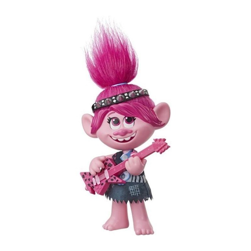 Les Trolls 2 Tournée Mondiale de DreamWorks - Figurine Poupee Poppy Pop & Rock