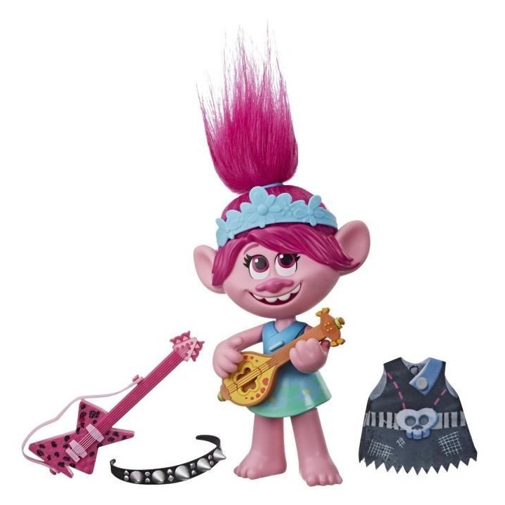 Les Trolls 2 Tournée Mondiale de DreamWorks - Figurine Poupee Poppy P