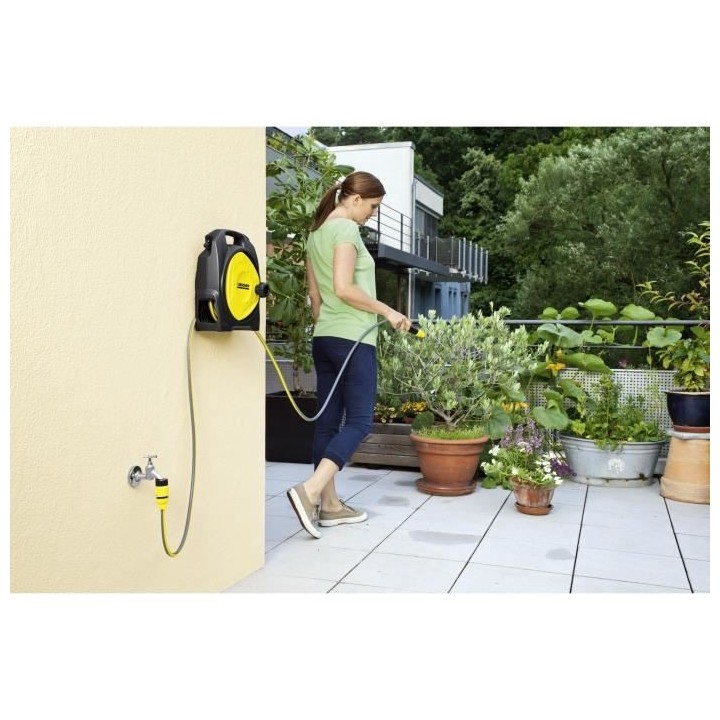 Dévidoir KÄRCHER CR3110 - Tuyau 10+2M/8MM - Raccord universel avec A