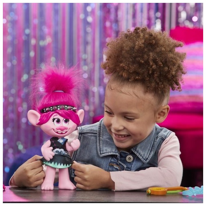 Les Trolls 2 Tournée Mondiale de DreamWorks - Figurine Poupee Poppy P