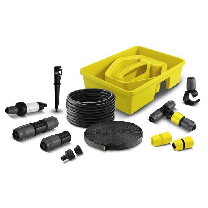 Set complet d'arrosage KÄRCHER - Rain Box avec tuyau micro-poreux et