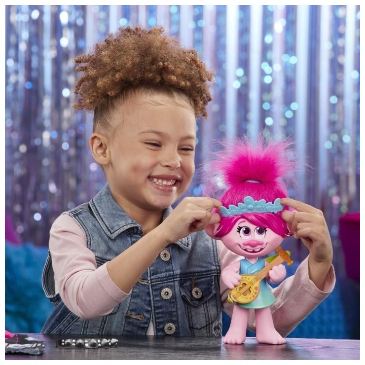 Les Trolls 2 Tournée Mondiale de DreamWorks - Figurine Poupee Poppy P